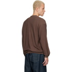 LEMAIRE Brown Relaxed Twisted Cardigan