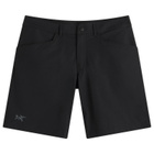 Arc'teryx Men's Kragg Cotton 9" Shorts in Black