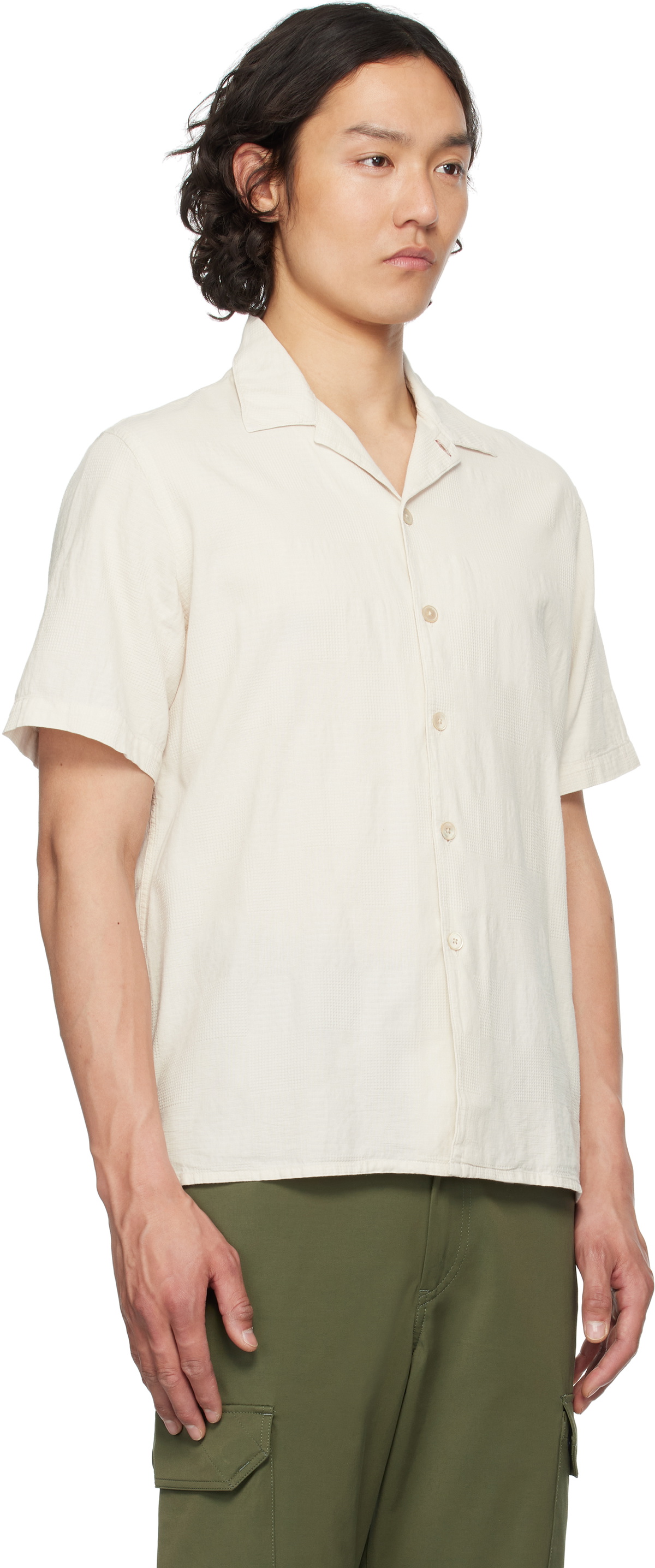 PS by Paul Smith Off-White Casual Fit Shirt