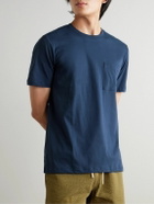 Vilebrequin - Titan Slim-Fit Logo-Embroidered Cotton-Jersey T-Shirt - Blue