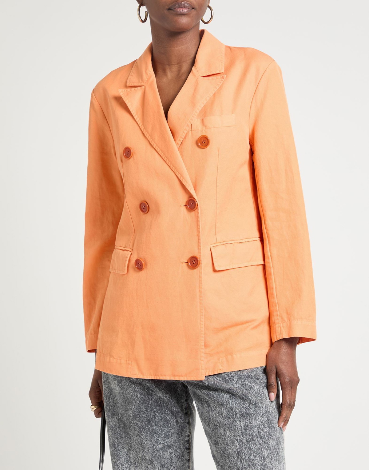 Aspesi Womens Blazer in Orange