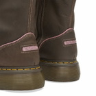 Dr. Martens Women's Buzz Hi High Boot in Dark Brown Wyoming