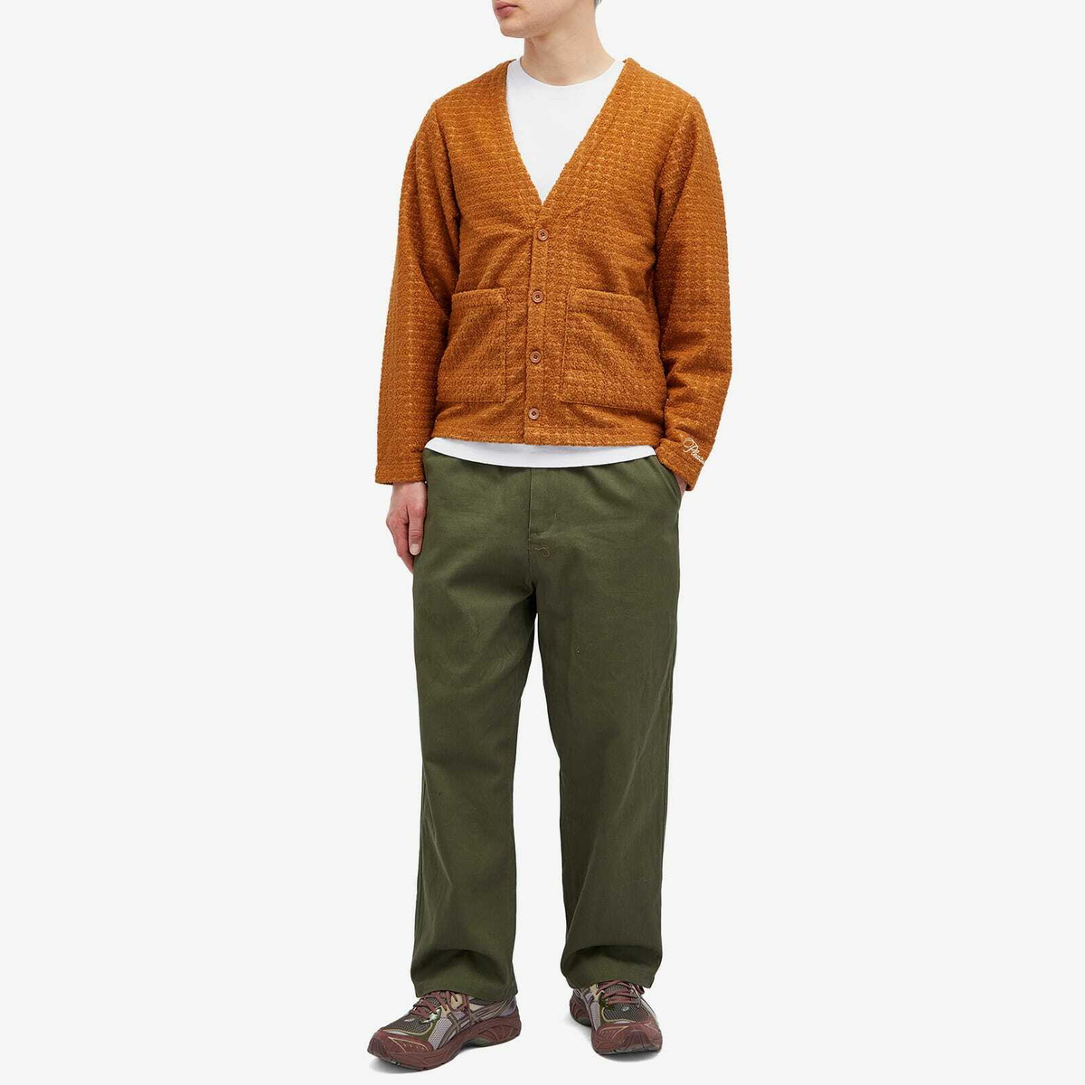 Pleasures Men's Boredom Cardigan in Brown