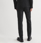 Alexander McQueen - Slim-Fit Wool-Jacquard Suit Trousers - Black