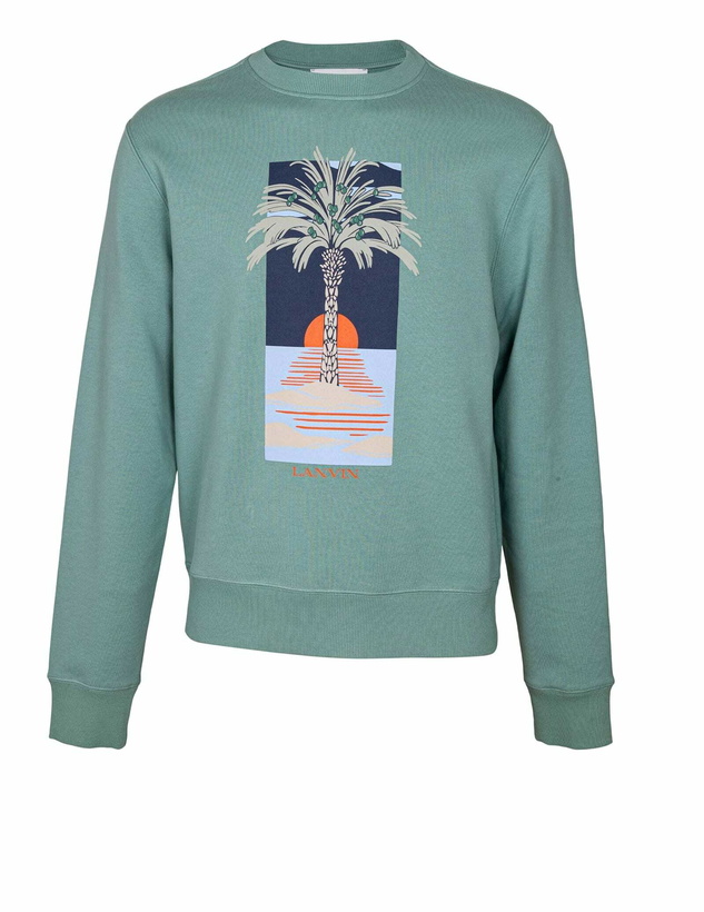 Photo: Lanvin Printed Cotton Sweatshirt