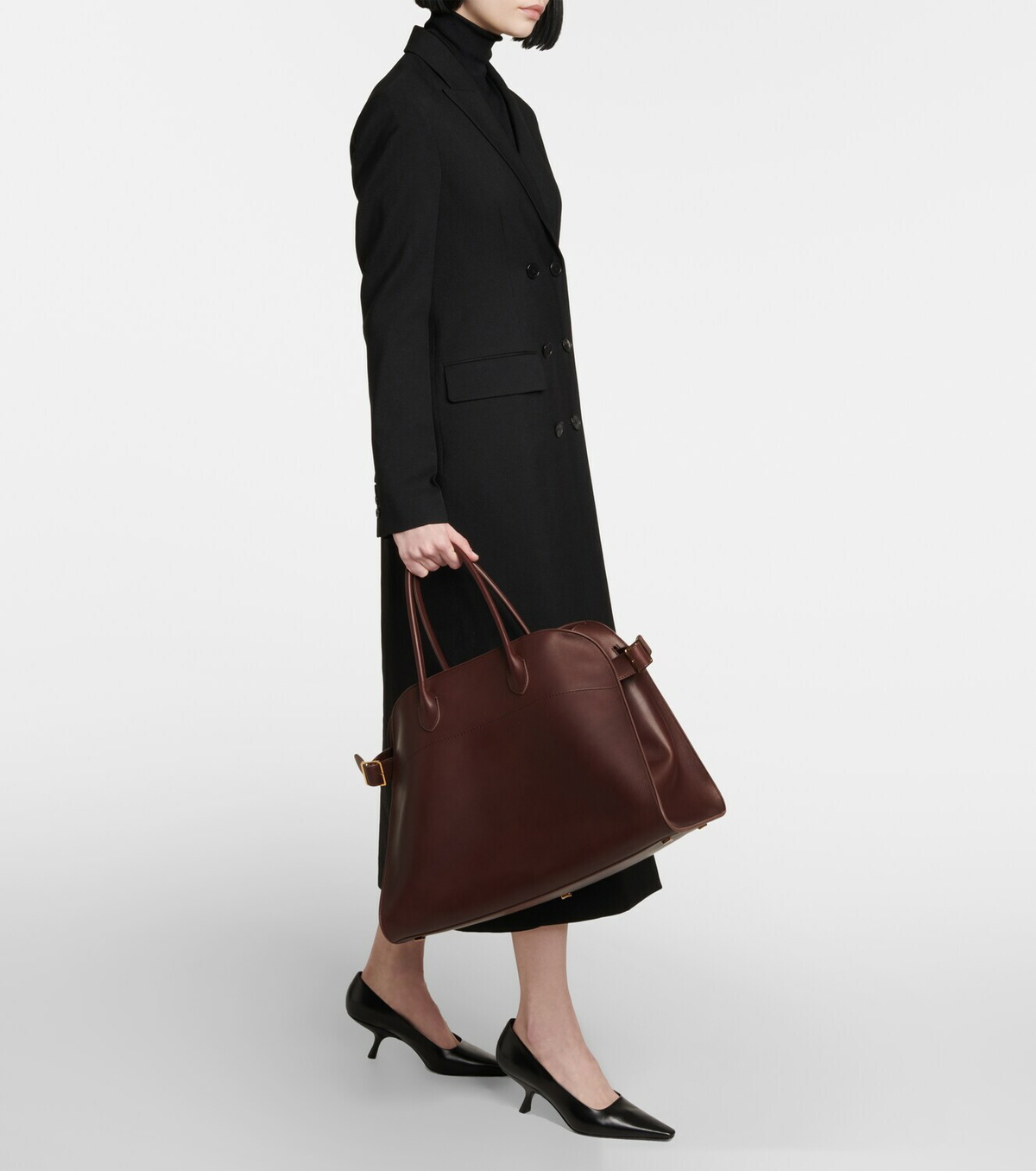 The Row - Margaux 17 leather tote bag
