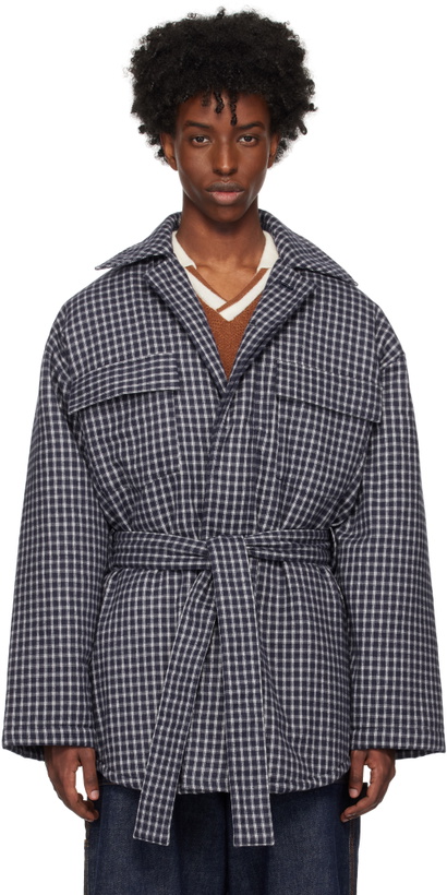 Photo: RICE NINE TEN Navy Padded Drawstring Jacket