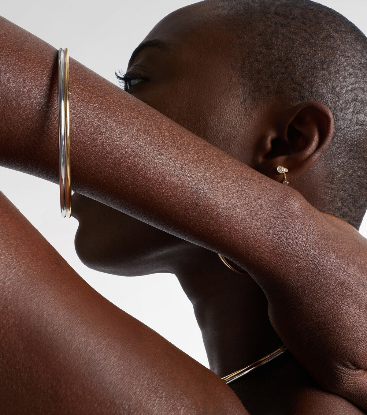 Jennifer Fisher Thread 10kt gold-plated bangle