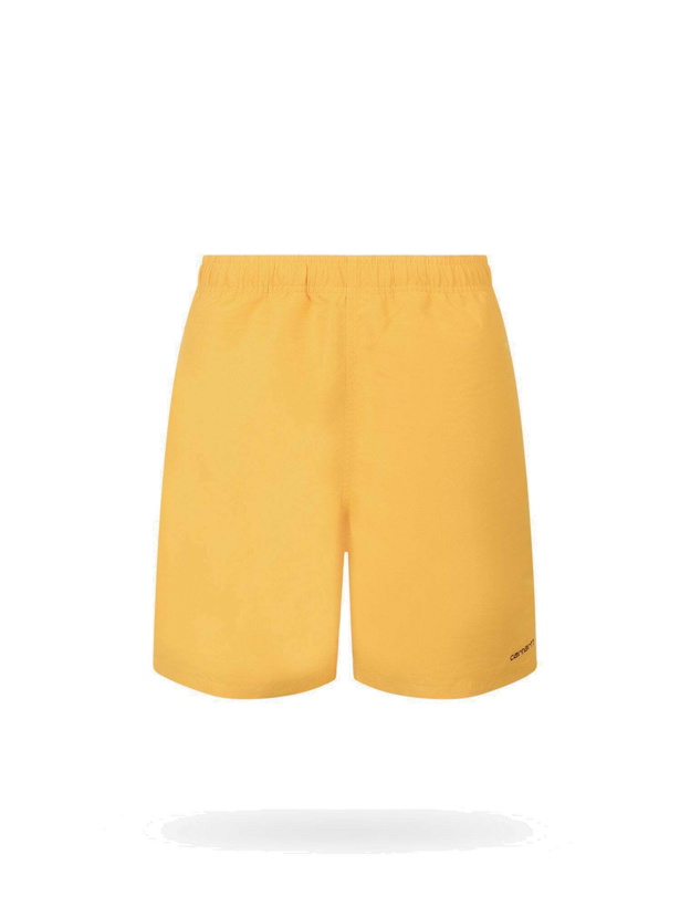 Photo: Carhartt Wip Bermuda Shorts Yellow   Mens