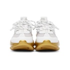 Versace White and Gold Chain Reaction Sneakers