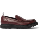 Officine Creative - Lydon Polished-Leather Penny Loafers - Burgundy