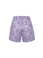MC2 Saint Barth Woman Cotton Betsy Pull Up Shorts Meave | Made With Liberty Fabric
