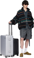 Monos Silver Hybrid Check-In Medium Suitcase