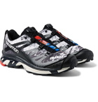 Salomon - XT-4 Advanced Rubber-Trimmed Coated Mesh Running Sneakers - Black