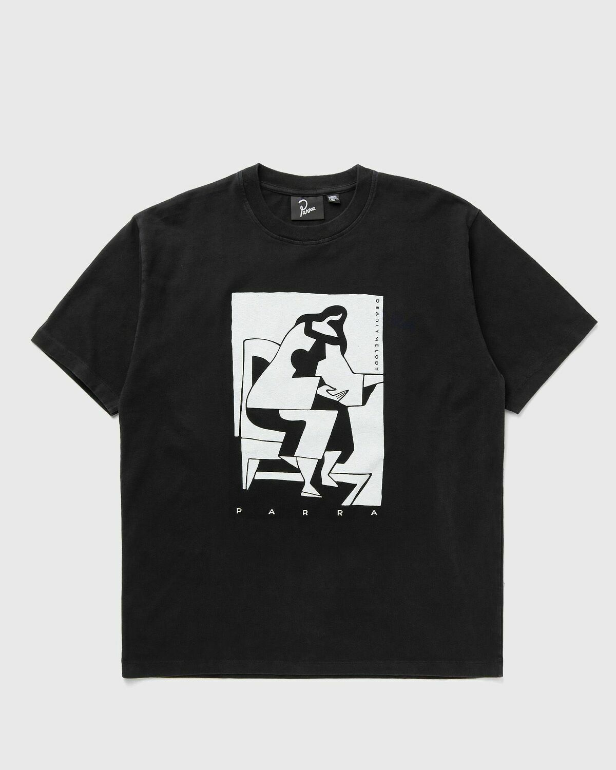 By Parra The confession t-shirt Black Mens Shortsleefe
