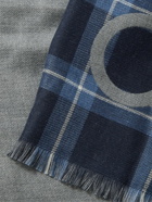Salvatore Ferragamo - Reversible Logo-Jacquard Cotton, Cashmere, and Silk-Blend Scarf
