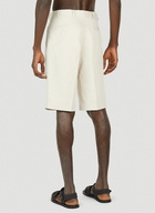 Jacquemus - Le Short Rond Carre Shorts in Beige