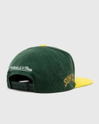 Mitchell & Ness NBA SUEDUROY SNAPBACK HWC SEATTLE SUPERSONICS green/yellow Mens Cap