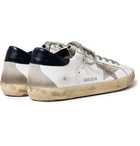 Golden Goose Deluxe Brand - Superstar Distressed Leather and Suede Sneakers - Men - White