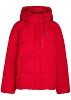 Polo Ralph Lauren Logo-embroidered Padded Shell Jacket Red