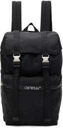 Off-White Black Outdoor Flap Backpack