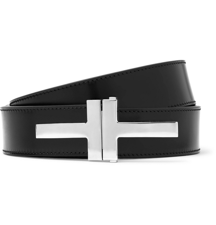 Photo: TOM FORD - 3cm Leather Belt - Black