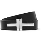 TOM FORD - 3cm Leather Belt - Black