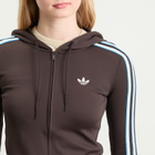 Adidas Women's Trefoil Hoodie in Aurora Coffee