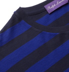 Ralph Lauren Purple Label - Slim-Fit Striped Cotton-Jersey T-Shirt - Blue