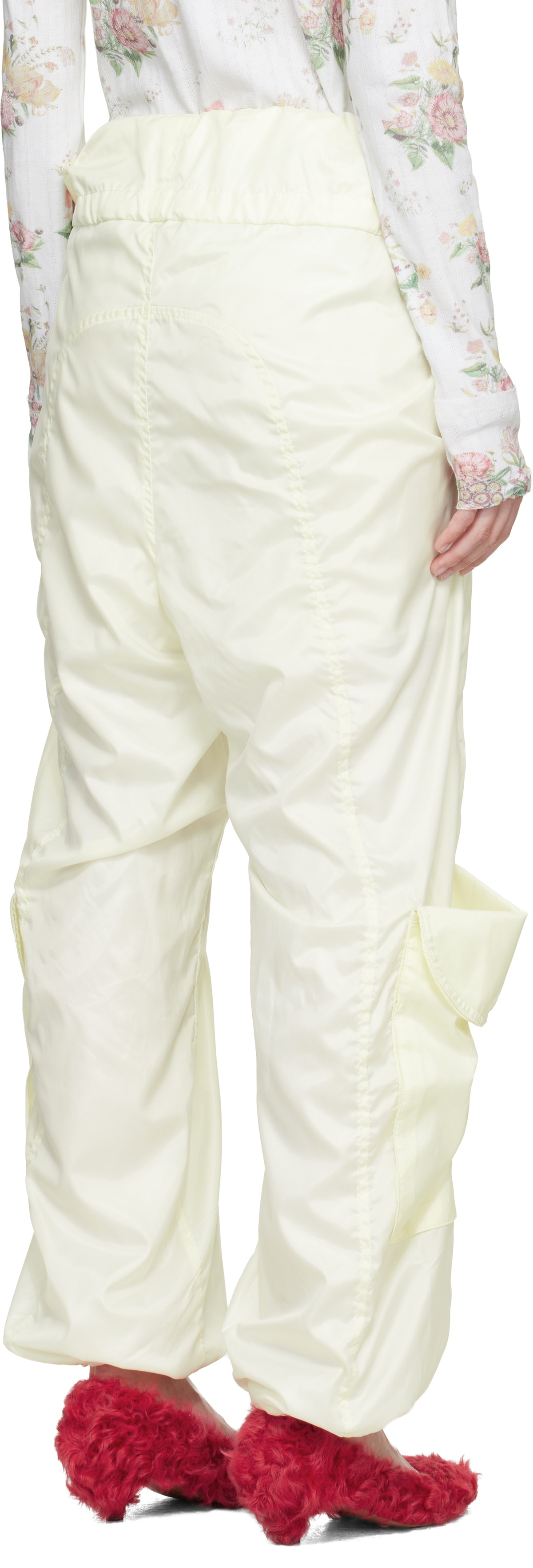 OPEN YY Yellow Rolled Waist Cargo Wind Cargo Pants
