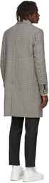 AMI Alexandre Mattiussi Houndstooth Long Coat