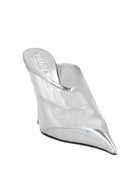 Mugler Womens Mules & Clogs in Silver