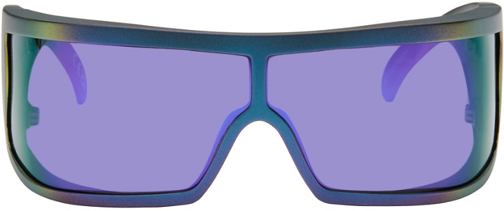 Photo: RETROSUPERFUTURE Green & Purple Bones Sunglasses