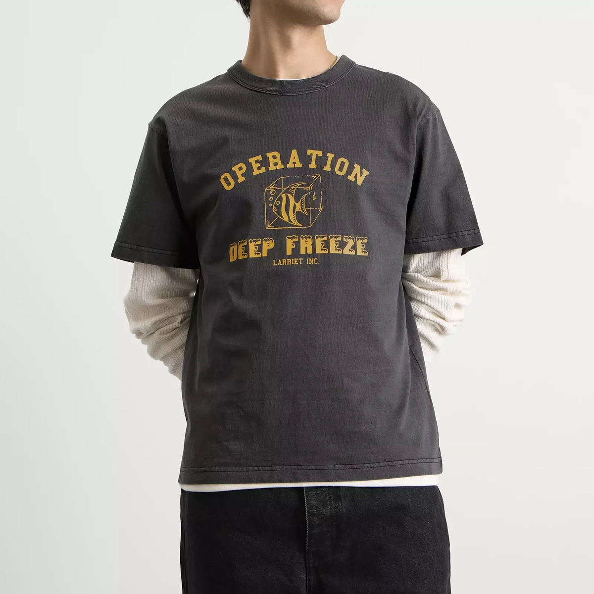 Larriet Men's Deep Freeze T-Shirt in Black