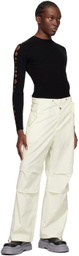 Dion Lee Black Snake Diamond Sweater