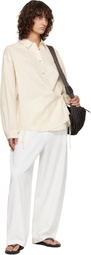 LE17SEPTEMBRE Off-White Side Twisted Shirt
