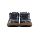 Maison Margiela Navy Painted Replica Sneakers