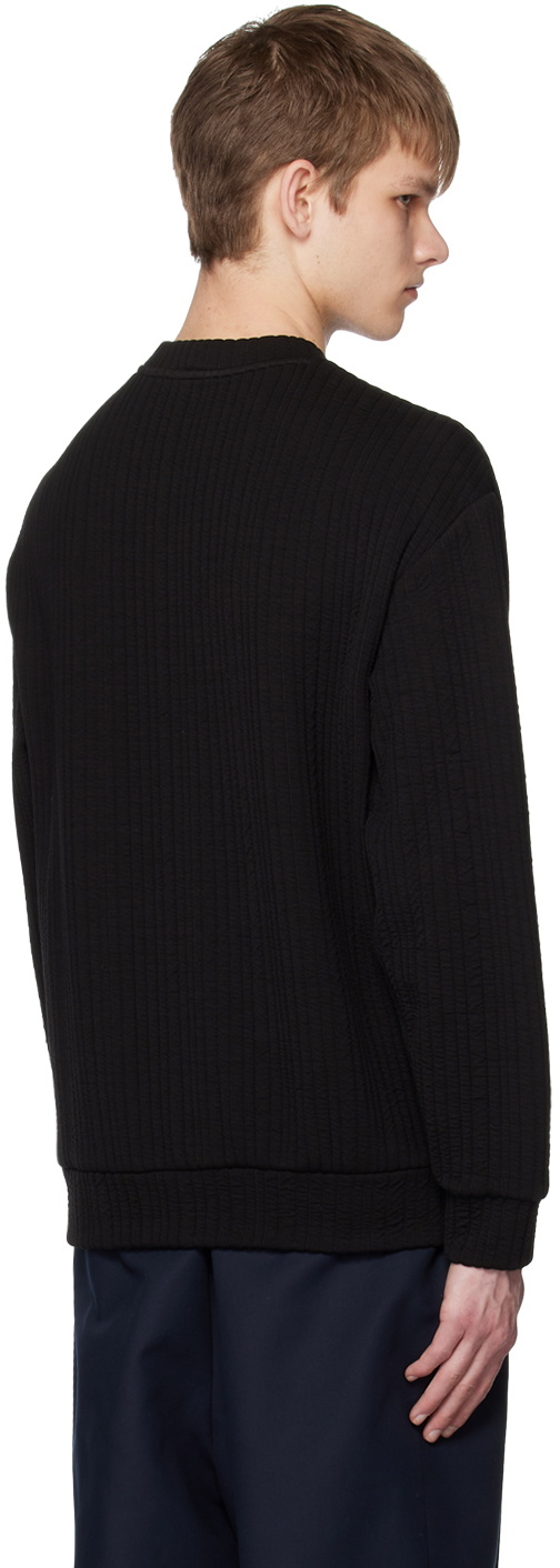Giorgio Armani Black Stripes Sweater