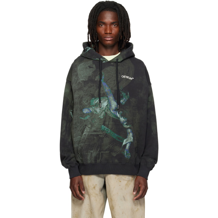 Photo: Off-White Black Dark Painting Skate Hoodie