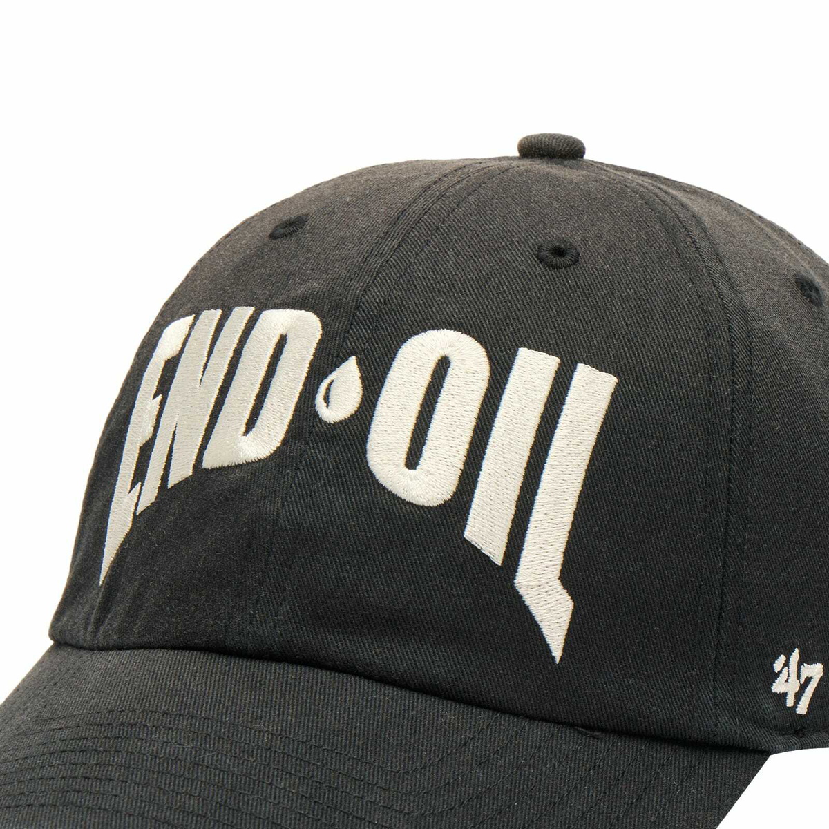 END. Oil Clean Up Cap in Washed Black 
