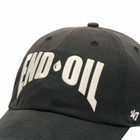 END. Oil Clean Up Cap in Washed Black 