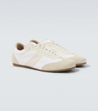 Lemaire Soft suede-trimmed sneakers
