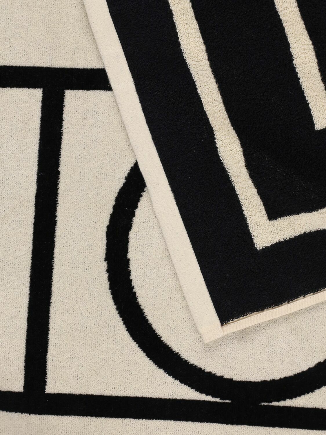 TOTEME Monogram Jacquard Beach Towel