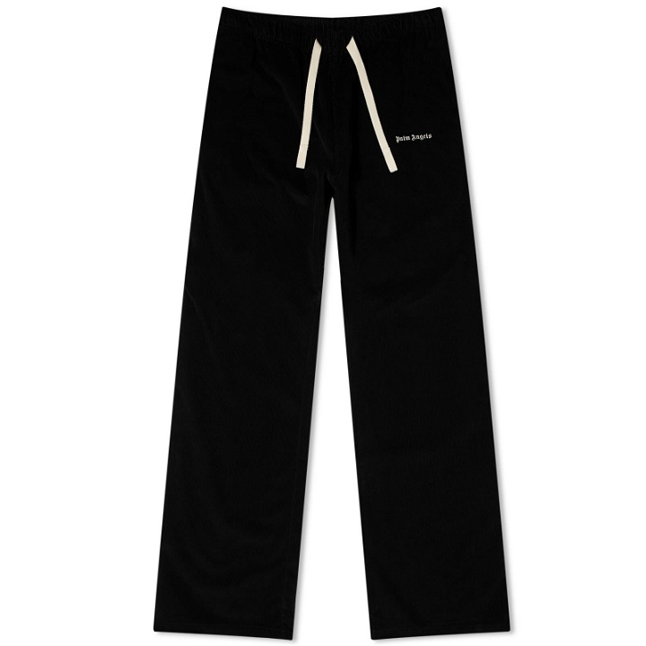 Photo: Palm Angels Men's Cord Travel Pants in Black