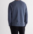 JAMES PERSE - Loopback Supima Cotton-Jersey Sweatshirt - Blue