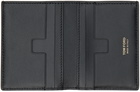 TOM FORD Black Croc Folding Card Holder