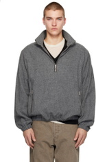 ssstein Gray Fleece Pullover Sweater