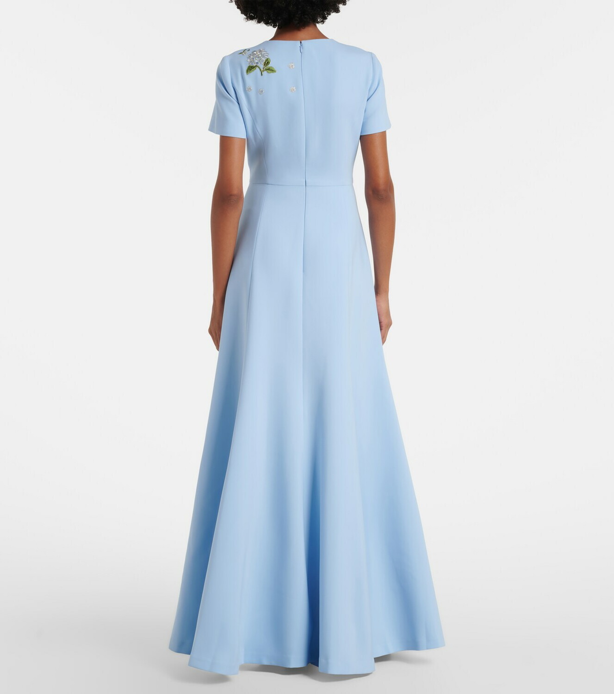 Carolina Herrera Floral embroidered gown