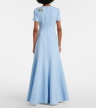 Carolina Herrera Floral embroidered gown