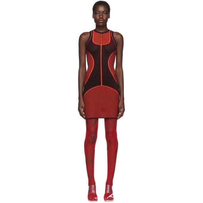 Photo: Kirin Red and Black Tech Knit Dress